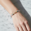 Dumanlı Kuvars, Turkuaz Doğal Taş Bileklik