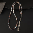 Botswana Akiği Doğal Taş Tesbih 99luk - 6mm