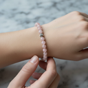 Kunzit 6mm Doğal Taş Bileklik