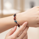 Akrep Burcu Doğal Taş Makrome Bileklik