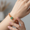 İkizler Burcu Doğal Taş Makrome Bileklik