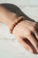 Güneş Taşı 8mm Doğal Taş Bileklik