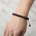 Dragon Jasper 6 mm Merdiven Kapama Doğal Taş Bileklik – El İşçiliği