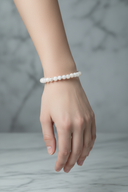 Ay Taşı 6mm Doğal Taş Bileklik