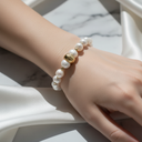 İnci Doğal Taş Bileklik – El İşçiliği, Zarif Tasarım