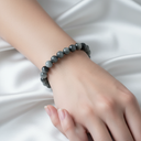 Kedi Gözü 8 mm Doğal Taş Bileklik – Özel Tasarım