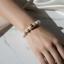 İnci Doğal Taş Bileklik – El İşçiliği, Zarif Tasarım