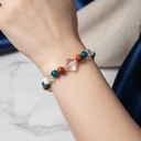 Akrep Burcu Doğal Taş Bileklik – Ay Taşı, Jasper, Kristal Kuvars, Mavi Apatit & Sitrin