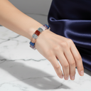 Terazi Burcu Doğal Taş Bileklik – Ametist, Dumanlı Kuvars, Güneş Taşı, Akik, Labradorit, Lapis Lazuli & Pembe Kuvars