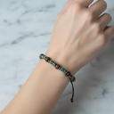 Rodonit, Turkuaz Doğal Taş Makrome Bileklik