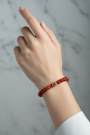 Madagaskar Akiği 6mm Doğal Taş Bileklik