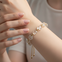 Sitrin Naturel Doğal Taş Makrome Bileklik