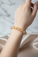 Altın Rutilli Kuvars 6mm Doğal Taş Bileklik