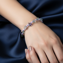 Yeşil Florit Natürel Kesim Doğal Taş Makrome Bileklik – Unisex El İşçiliği