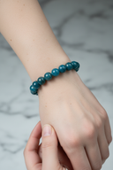 Mavi Apatit 10mm Doğal Taş Bileklik