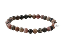 Rodonit 6mm Doğal Taş Bileklik