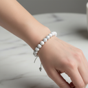 Havlit 8 mm Merdiven Kapama Doğal Taş Bileklik – El İşçiliği