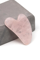 Pembe Kuvars Doğal Taş Gua Sha Yüz Masaj Taşı | | Özel Üretim