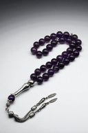 Ametist Doğal Taş Tesbih – 8 mm Küre Kesim | | Özel Üretim