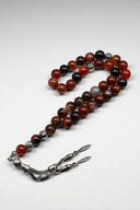 Akik Doğal Taş Tesbih – 8 mm Küre Kesim | | Özel Üretim